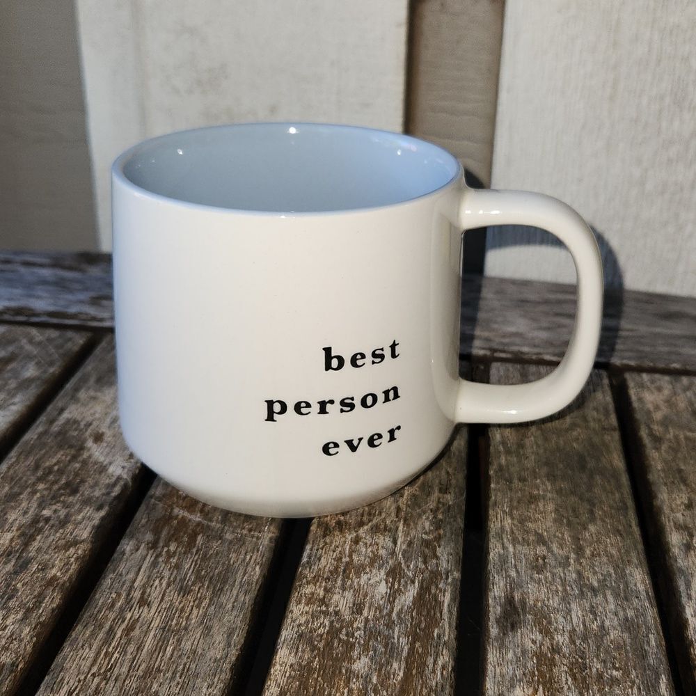 Threshold Stoneware Best Person Ever Mug 2023 14 oz.